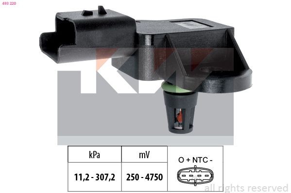KW Tryksensor, bremseforstærker 493 217 Vakuumforstærker KW TARRACO 493 217 billig