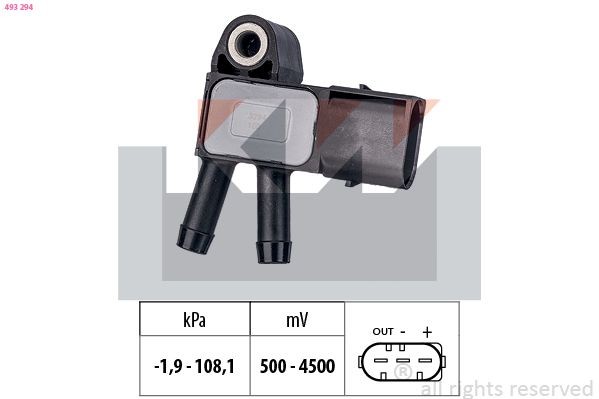 KW Andur, heitgaasisurve 493 294 493 294 Andur heitgaasisurve KW TOYOTA VERSO
