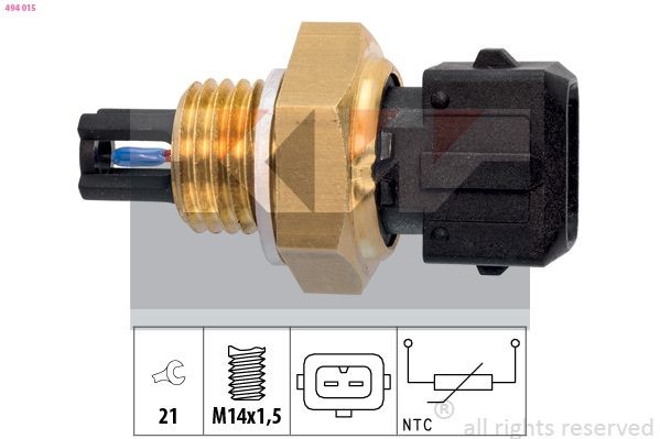 KW Ansauglufttemperatursensor 494 015 Sensor Ansauglufttemperatur KW Daily 494 015 günstig