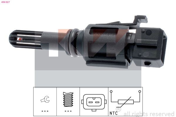 KW Ansauglufttemperatursensor 494 027 Sensor Ansauglufttemperatur KW Iveco Daily 494 027