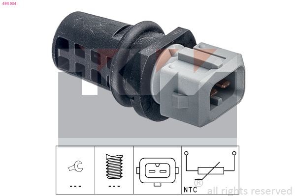 KW Sender Unit, intake air temperature 494 034 Peugeot 407 KW intake air temperature sensor 494034