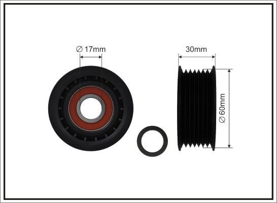 CAFFARO Galoppino guidacinghia, cinghia Poly-V 495-40 CAFFARO 495-40 Cuscinetto cinghia servizi Suzuki Grand Vitara JT originali prezzo
