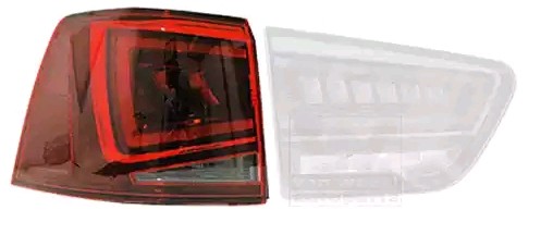 Bakljus VAN WEZEL 4958923 VAN WEZEL 4958923 Baklysen SEAT ALHAMBRA 2008