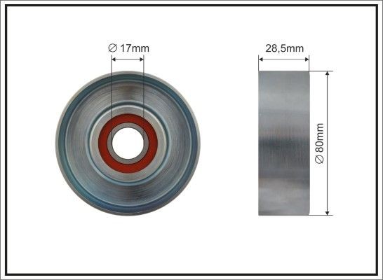 Spannrolle, Keilrippenriemen CAFFARO 498-00 CAFFARO 498-00: Spannrolle Mitsubishi COLT 2025