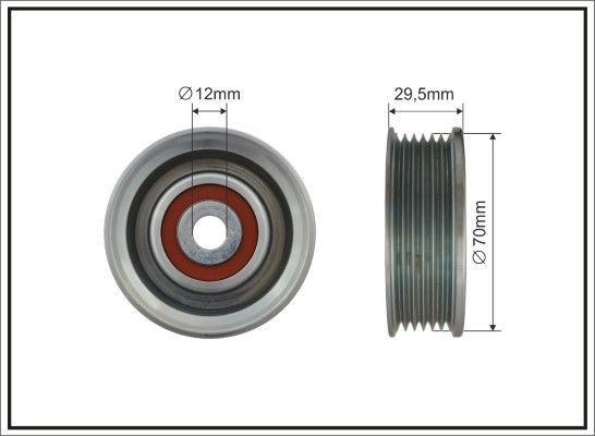 CAFFARO Styrrulle, drivrem 499-92 CAFFARO 499-92 Löprulle Lexus LS UCF10