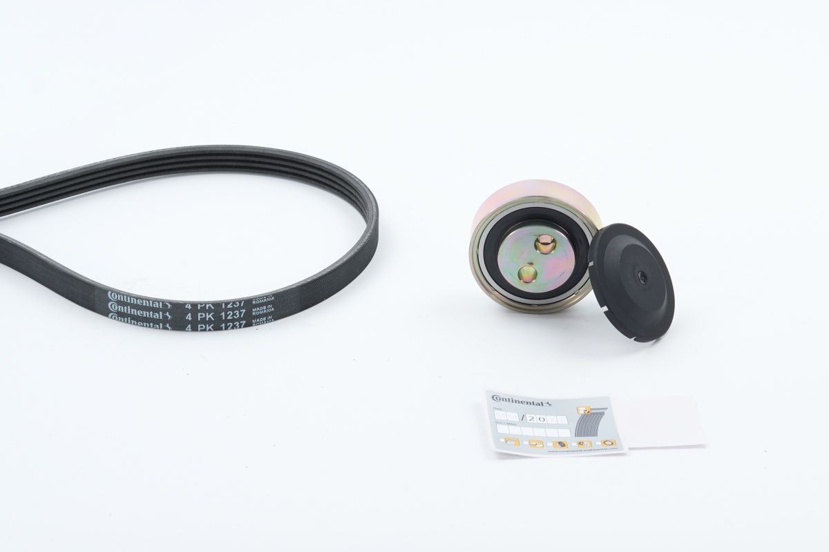 CONTITECH Ozubený klinový remeň - Sada 4PK1237K1 Sada klinového rebrovaného remena CONTITECH Porsche PANAMERA 4PK1237K1