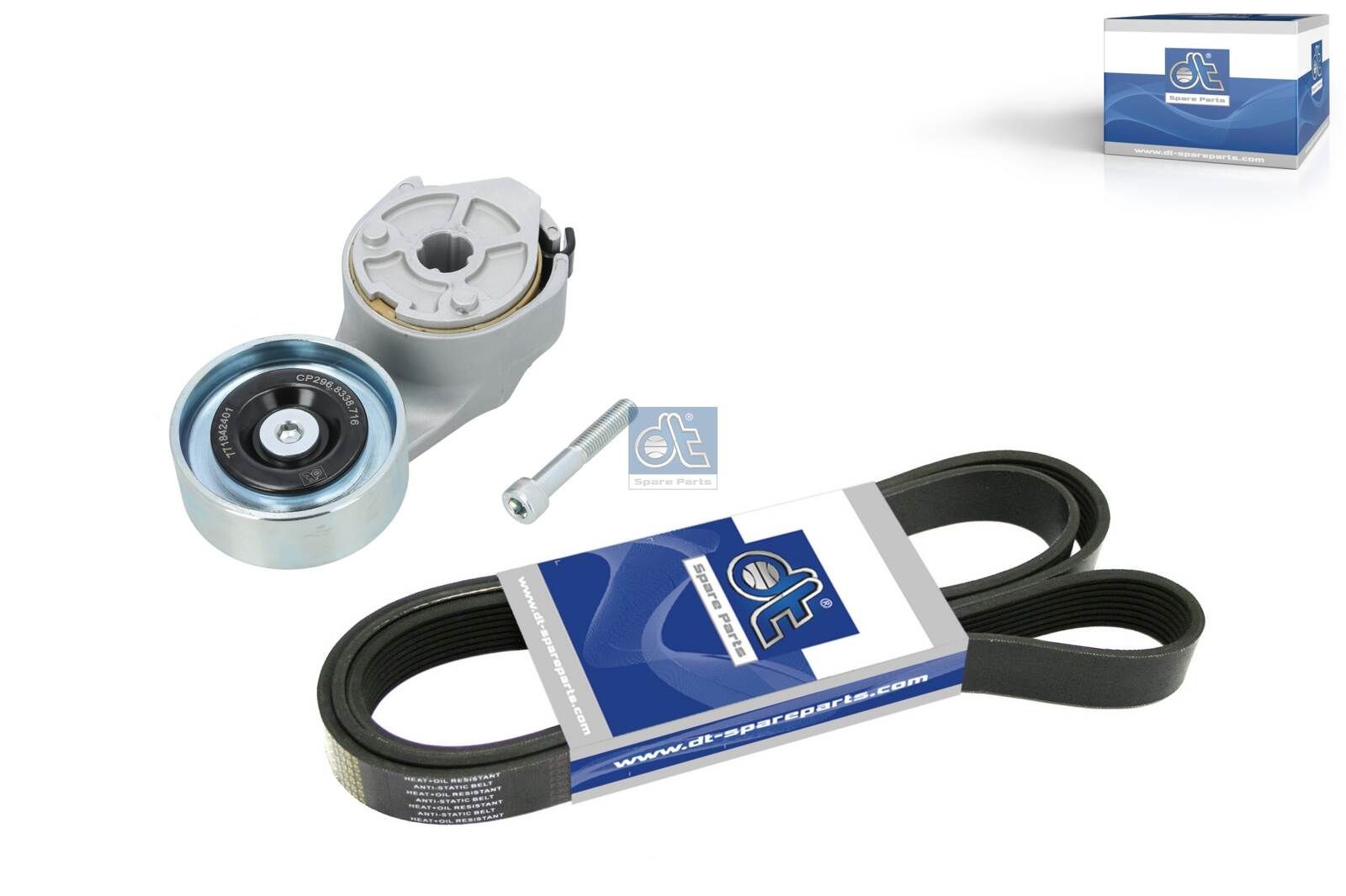 DT Spare Parts Σετ επισκευής, βραχίονας σύσφιγξης ιμάντα poly-V 5.94196 DT Spare Parts 5.94196 Σετ επισκευής, βραχίονας σύσφιγξης ιμάντα poly-V