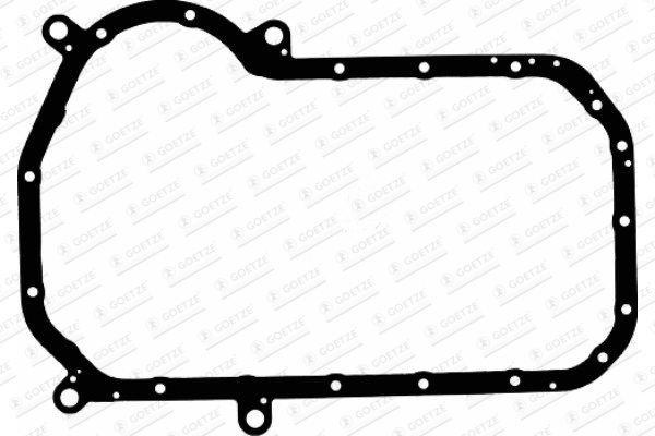 GOETZE Tetning, topplokkdeksel 50-026766-00 50-026766-00 Toppdekselpakning HYUNDAI IONIQ GOETZE