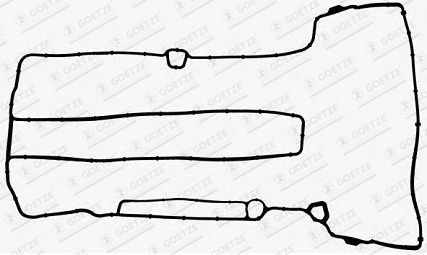 GOETZE Tesnenie veka hlavy valcov 50-030602-00 50-030602-00 Tesnenie veka ventilov CHEVROLET REZZO GOETZE
