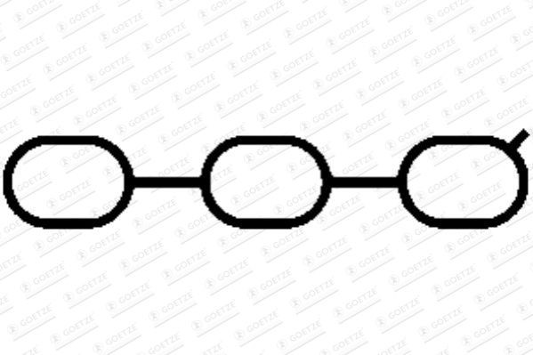 GOETZE Tesnenie kolena sac. potrubia 50-030668-00 Tesnenie sacieho potrubia GOETZE Mitsubishi LANCER 50-030668-00