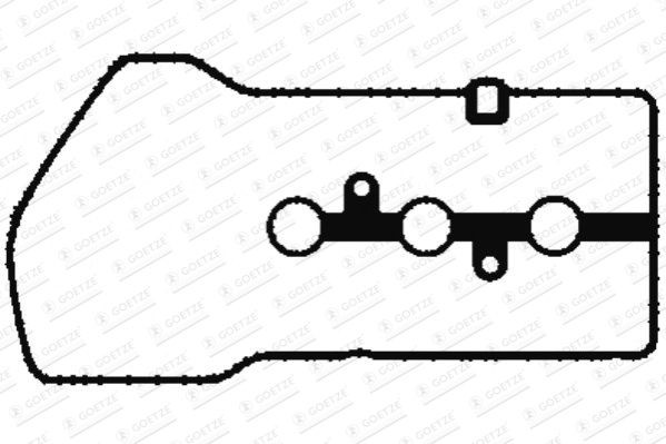 GOETZE Pakning, Ventildæksel 50-030709-00 50-030709-00 Topdækselpakning SUBARU TRIBECA GOETZE