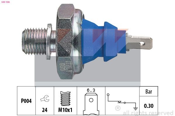 KW Oil Pressure Switch 500 108 500 108 KW VOLVO oil pressure sending unit