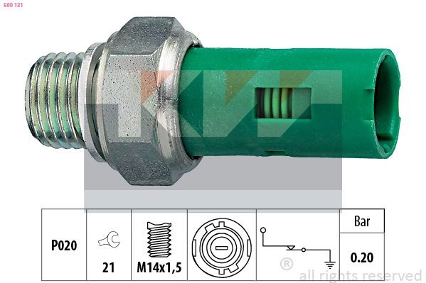 KW Interruttore di pressione olio 500 131 500 131 Bulbo pressione olio KW SUZUKI SX4 costo