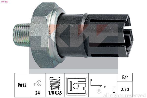 KW Õlisurvelülitus 500 160 Õlisurve andur KW CHERRY 500 160 odav