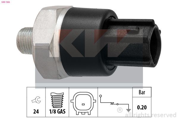 KW Õlisurvelülitus 500 166 500 166 Õlisurvelülitus NISSAN CHERRY KW