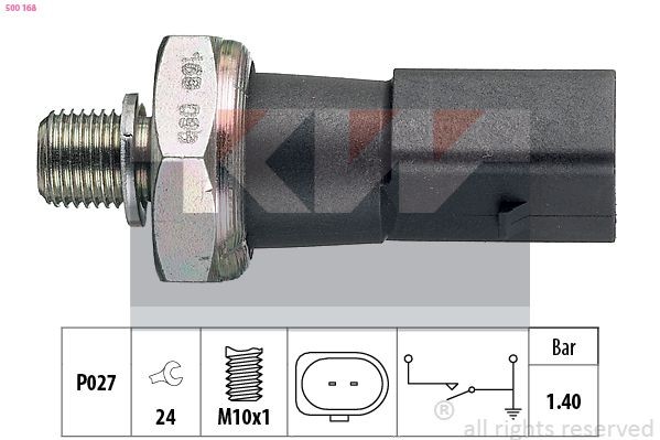 KW Öljynpainekytkin 500 168 500 168 KW Öljynpaineanturi VW CRAFTER