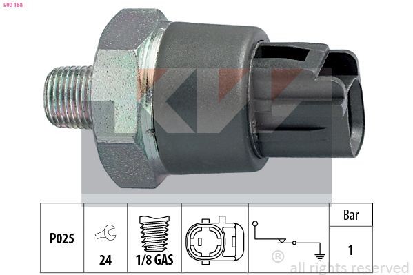 KW Oljetrycksgivare 500 188 500 188 KW oljetryckskontakt MAZDA 323