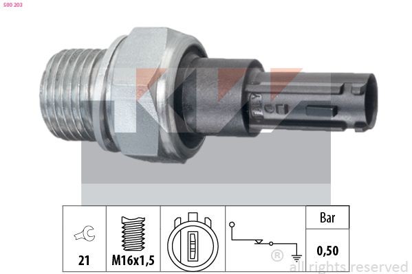 KW Õlisurvelülitus 500 203 Õlisurve andur KW Mitsubishi 3000 GT 500 203