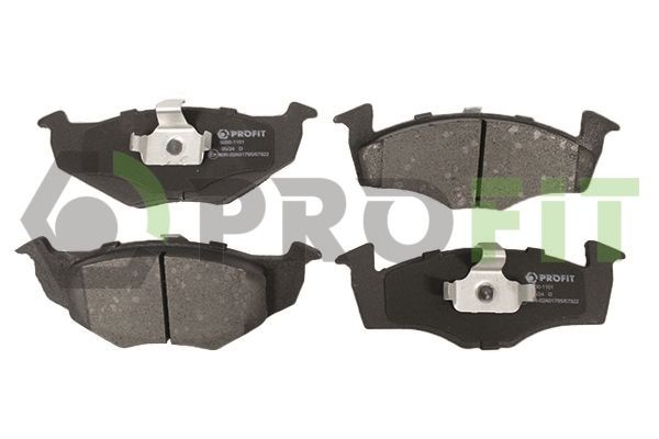 PROFIT Bremseklosser 5000-1101 5000-1101 PROFIT Bremsebelegg Skoda billige