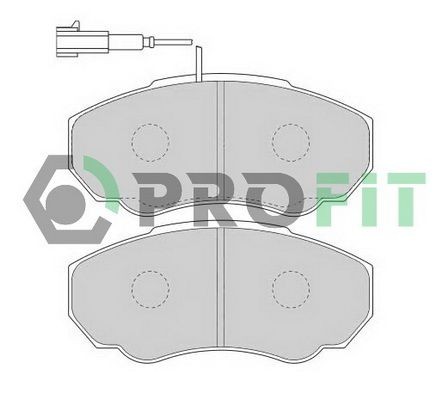 PROFIT Brake pad set 5000-1478 5000-1478 PROFIT brake pads for PEUGEOT RCZ