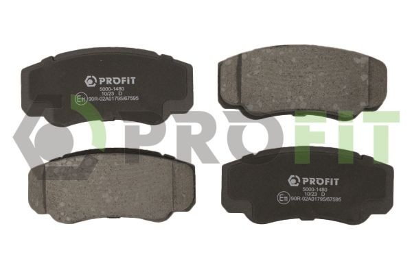 PROFIT Brake pad set 5000-1480 5000-1480 PROFIT brake pads for PEUGEOT RCZ