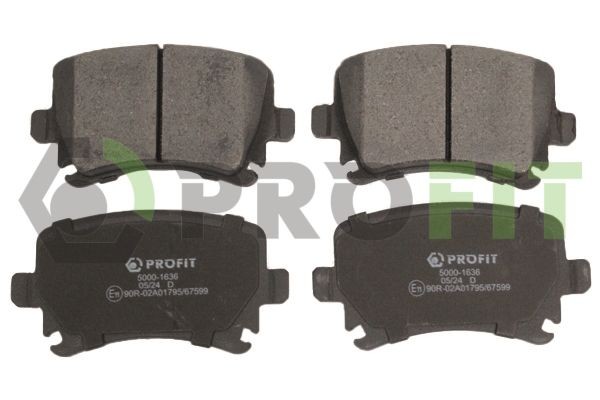 PROFIT Plaquettes de frein 5000-1636 5000-1636 Plaquettes de frein PROFIT SKODA SUPERB