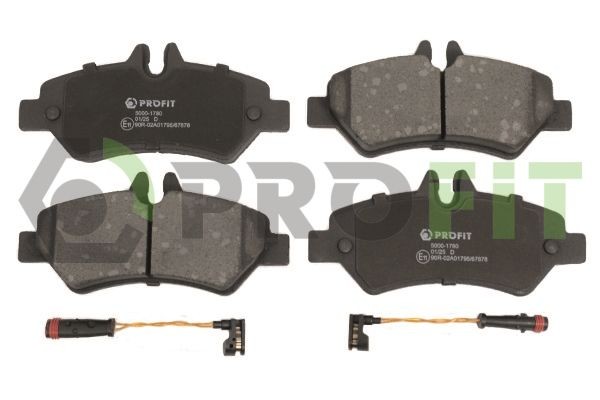 PROFIT Bremseklosser 5000-1780 Bremsekloss PROFIT Volkswagen GOLF 5000-1780