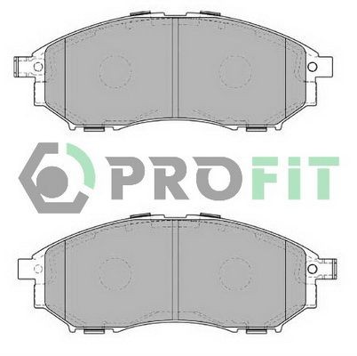 PROFIT Kit pastiglie freni 5000-4177 5000-4177 PROFIT Pastiglie dei freni NISSAN prezzo