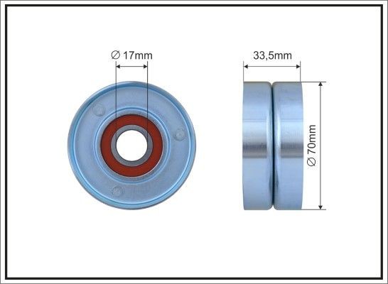 CAFFARO Spännrulle, aggregatrem 500083 500083 CAFFARO Spännrulle kilrem Alfa Romeo
