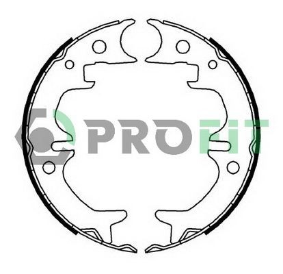 PROFIT Bromsbacksats 5001-4008 5001-4008 PROFIT bromsbackar Subaru FORESTER