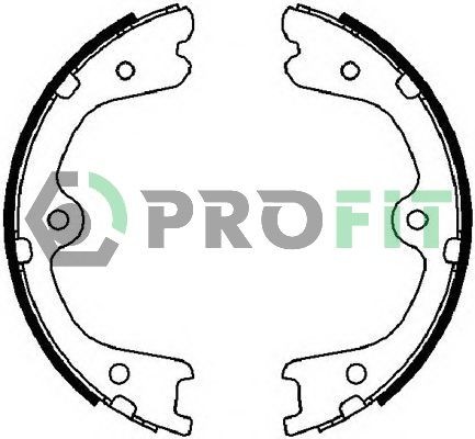 PROFIT Bremsesko sett 5001-4030 Trommelbremser PROFIT Skoda OCTAVIA 5001-4030