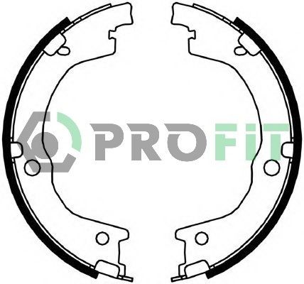 PROFIT Bremsesko sett 5001-4049 Trommelbremse PROFIT Skoda OCTAVIA 5001-4049
