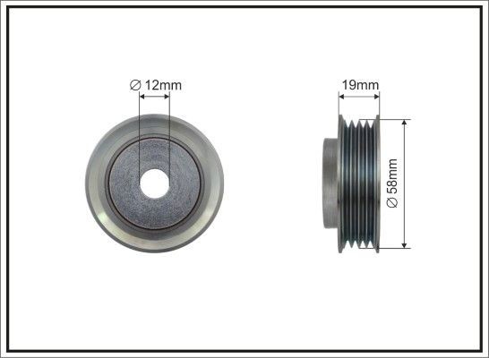 CAFFARO Seade- / juhtrull, soonrihm 500135 500135 Seaderull SUBARU OUTBACK CAFFARO