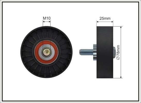 CAFFARO Τροχαλία παρέκκλισης, ιμάντας poly-V 500176 CAFFARO 500176 Τροχαλια αδρανειας Peugeot 206 CC φθηνά