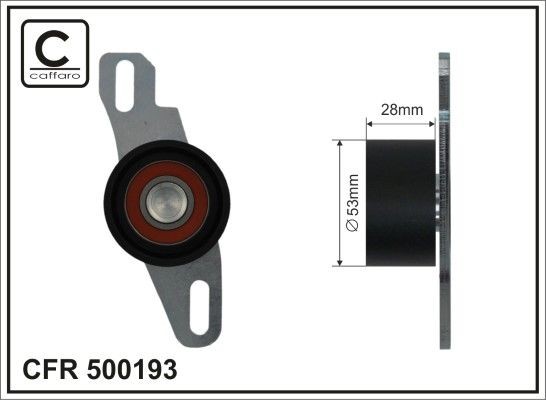 CAFFARO Riemspanner, distributieriem 500193 CAFFARO Riemspanner, tandriem MERCEDES-BENZ 500193