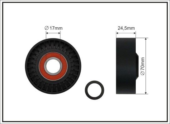 CAFFARO Strammehjul, kilerem 500234 CAFFARO 500234 originale Strammehjul Smart 450 Cabrio hva koster