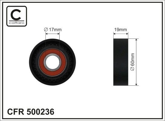 CAFFARO Strammehjul, kilerem 500236 CAFFARO 500236 Strammerull Smart 450 Cabrio pris