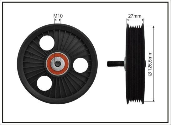 CAFFARO Rullo tenditore cinghia Poly-V 500245 500245 Rullo tendicinghia NISSAN NAVARA CAFFARO costo