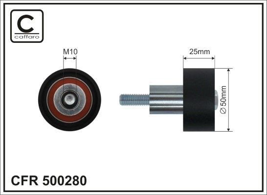 CAFFARO Galoppino / Guidacinghia, Cinghia dentata 500280 500280 Galoppino / guidacinghia, cinghia dentata CAFFARO Volkswagen TIGUAN costo