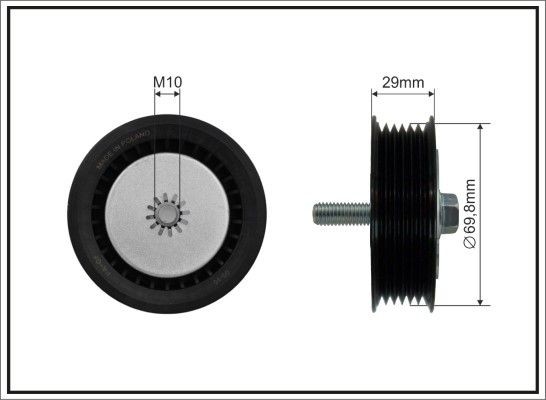 CAFFARO Seade- / juhtrull, soonrihm 500285 CAFFARO 500285 Juhtrull OPEL INSIGNIA hind