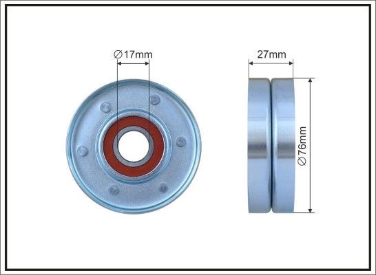 CAFFARO Spanrol, poly V-riem 500316 CAFFARO 500316 originele Spanrol Jaguar XF X250 Sedan kosten
