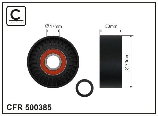 Τεντωτήρας, ιμάντας poly-V CAFFARO 500385 CAFFARO 500385 Τεντωτηρας ιμαντα PORSCHE 911 2018