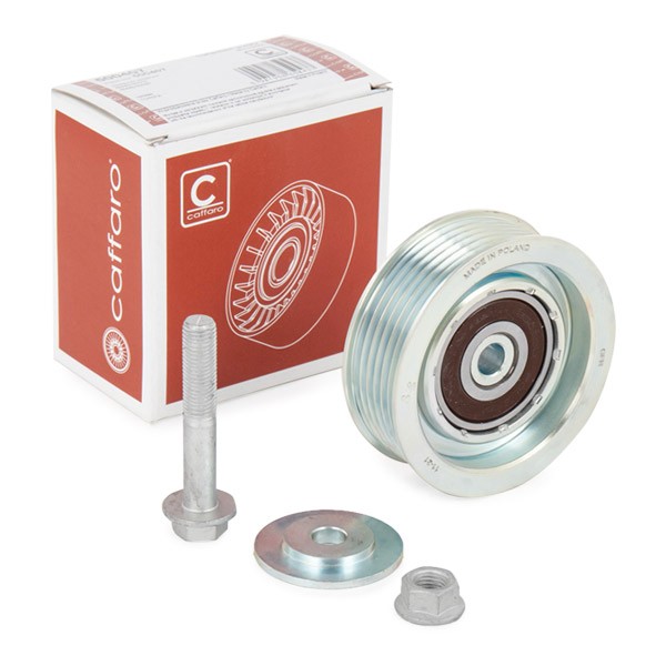 CAFFARO Deflection / Guide Pulley, v-ribbed belt 500407 CAFFARO 500407 2CV Saloon guide pulley cost