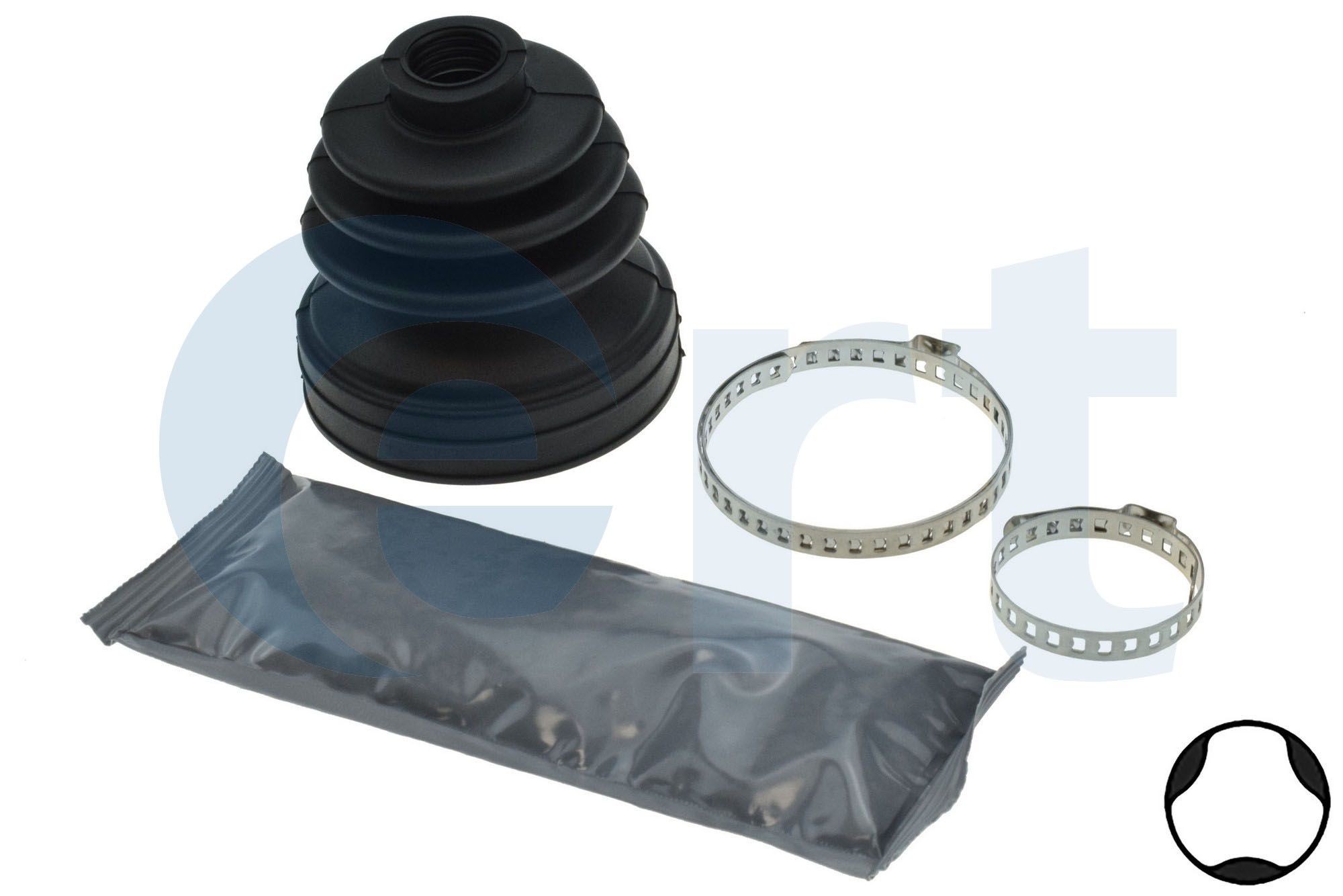 ERT Jeu de joint-soufflet, arbre de commande 500534 Soufflet de cardan universel ERT CROMA 500534 pas cher