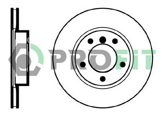 PROFIT Δισκόπλακα 5010-0258 Δισκόπλακα PROFIT BMW Σειρά 5 5010-0258