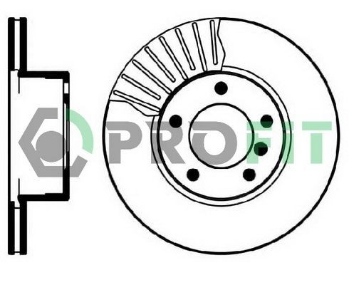 PROFIT Bremseskive 5010-0834 PROFIT Skiver HYUNDAI 5010-0834