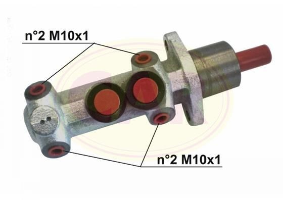 CAR Brake master cylinder 5054 CAR 5054 LANCIA Lybra Saloon (839) brake master cylinder replacement