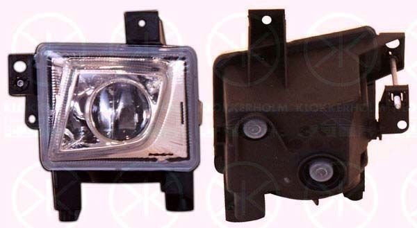 KLOKKERHOLM Προβολείς ομίχλης 50780282 Φώτα ομίχλης KLOKKERHOLM Opel ASTRA 50780282