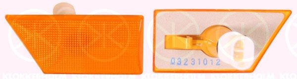 KLOKKERHOLM Blinker 50780552 50780552 KLOKKERHOLM framblinkers och bakblinkers Opel MOVANO