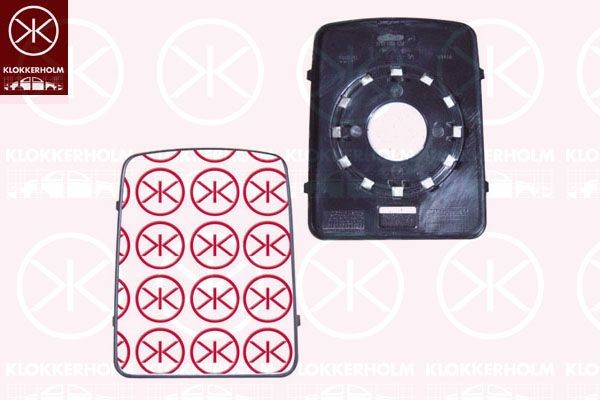 KLOKKERHOLM Sklo vonkajżieho zrkadla 50881061 Sklo zrkadla KLOKKERHOLM Opel VIVARO 50881061